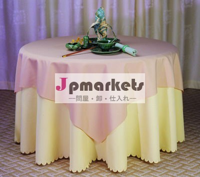星ホテルの質5ダマスク織のテーブルクロス結婚式やイベントのためのホテル問屋・仕入れ・卸・卸売り