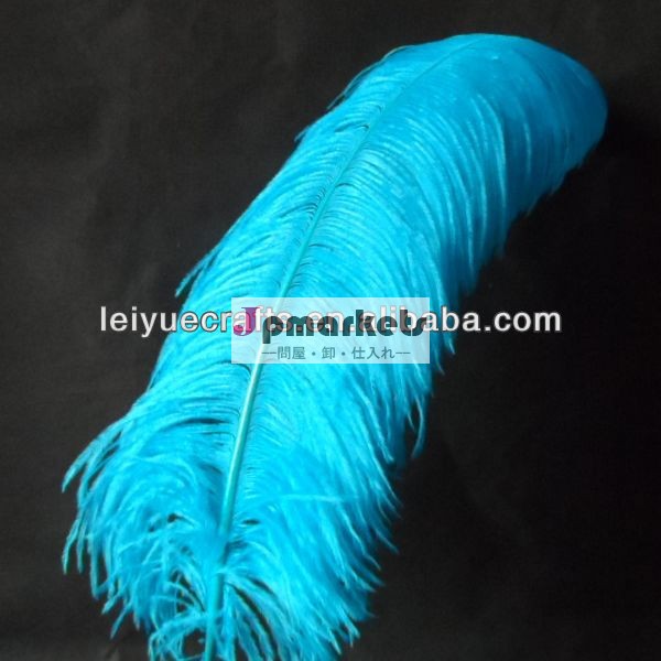 20- 22'' パーティの装飾のためのダチョウの羽青低いmoq付き問屋・仕入れ・卸・卸売り