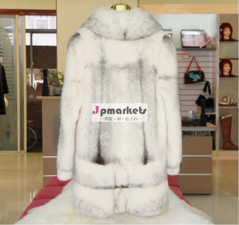 リアルファーコートmfc06女性ミンクの毛皮のコート、 クロスミンク、 naturecolor、 高貴で豪華な問屋・仕入れ・卸・卸売り