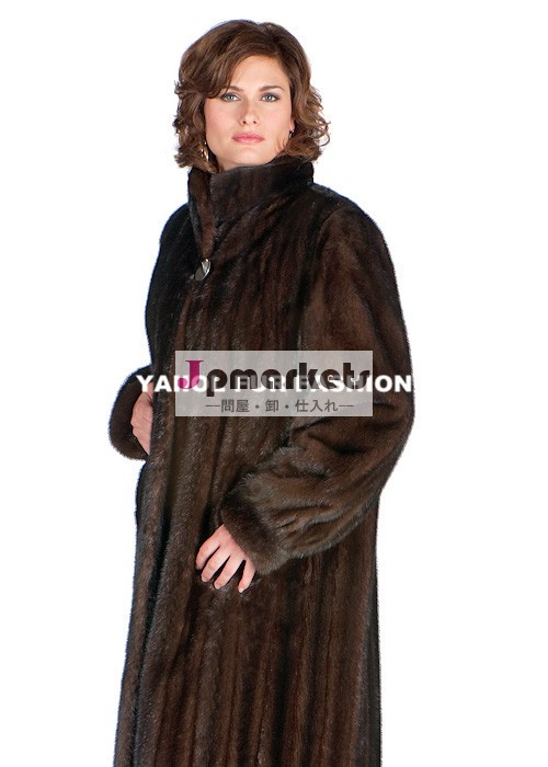 完全な長さの女性mk14145本物のミンクの毛皮コート問屋・仕入れ・卸・卸売り