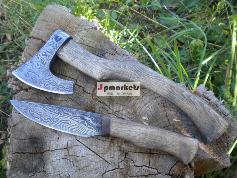 カスタムハンドメイドダマスカス狩猟斧kniveと問屋・仕入れ・卸・卸売り