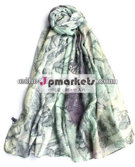 2012枚の印刷物のスカーフ100%の絹のレーヨン問屋・仕入れ・卸・卸売り