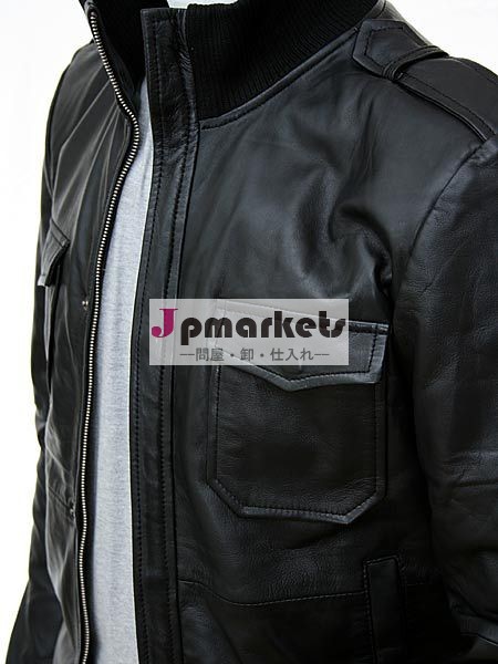 革のジャケットの女性、 バイカーの革/バイカーの革のジャケットファッションメンズ/バングラデシュで行われた/製造コストが中国よりも低い問屋・仕入れ・卸・卸売り