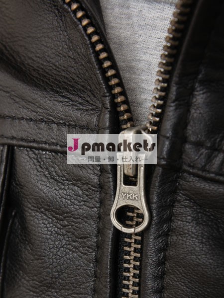 新しいモデルのファッション設計熱い販売の男性の安いレザージャケット/バングラデシュで行われた/製造コストが中国よりも低い問屋・仕入れ・卸・卸売り