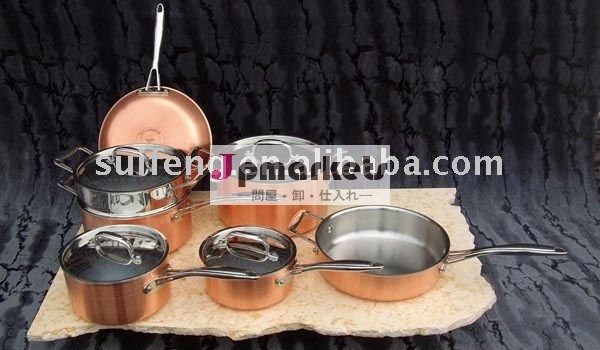 ステンレス鋼の調理器具set/10は銅鍋を置く問屋・仕入れ・卸・卸売り