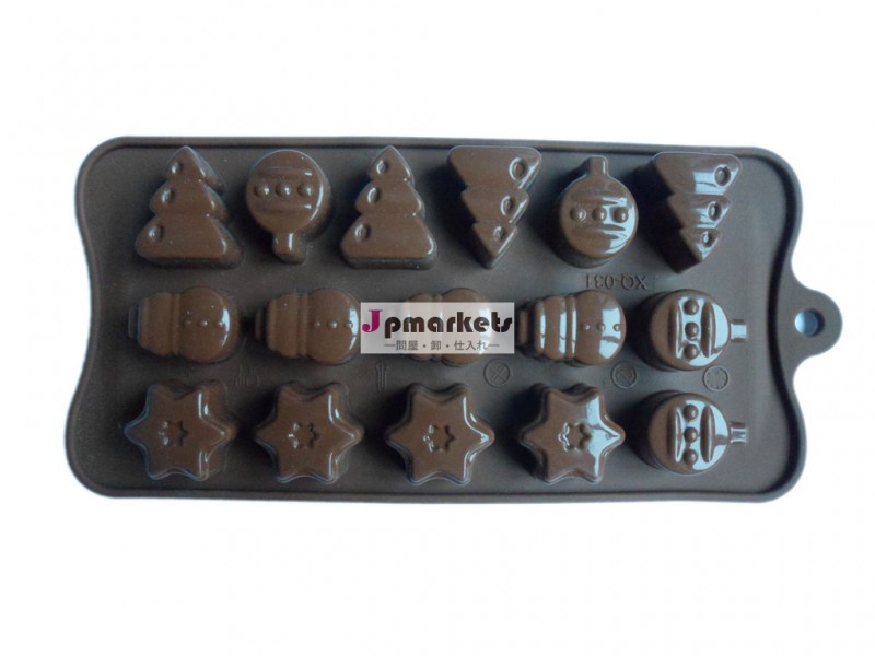 クリスマスツリーのシリコン2015ホットチョコレートのカップ型問屋・仕入れ・卸・卸売り