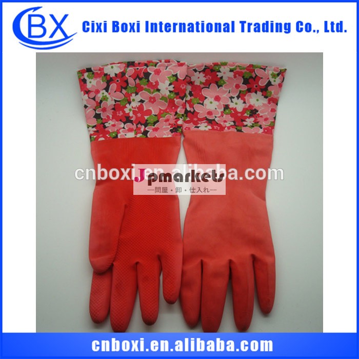 中国卸売滑り抵抗群れ並んで家庭用手袋、 ラテックス手袋、 作業手袋問屋・仕入れ・卸・卸売り