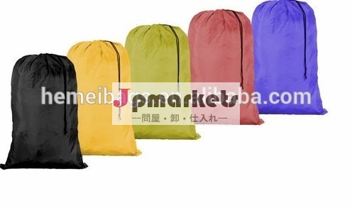 コード付きナイロンランドリーバッグ分類された色やパターン問屋・仕入れ・卸・卸売り