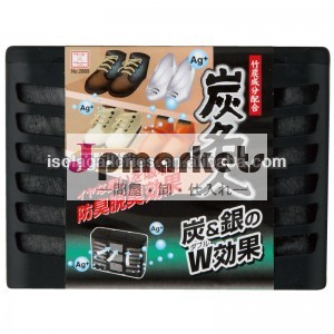 竹炭・日本製の銀の靴の棚脱臭・家庭用オフィス問屋・仕入れ・卸・卸売り