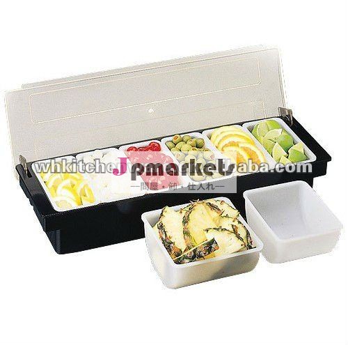 3/4/5/6のコンパートメント質のプラスチック香辛料のホールダー問屋・仕入れ・卸・卸売り