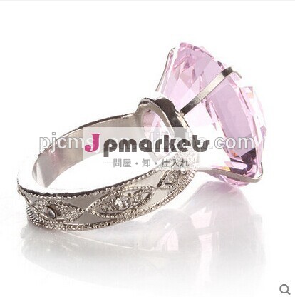 ピンクダイヤモンド結晶nakpinリング結婚式の装飾のための問屋・仕入れ・卸・卸売り