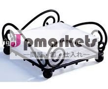 錬鉄の平らなナプキンのホールダー問屋・仕入れ・卸・卸売り