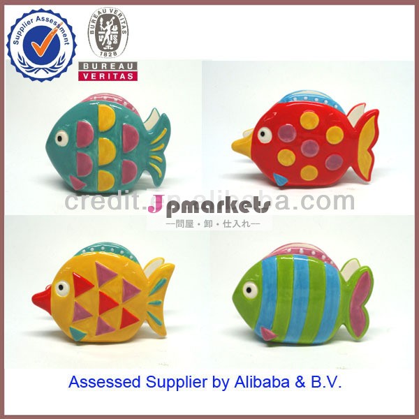 の魚のデザインfc813125-1-2-3-4最新かわいいセラミックのナプキンリング問屋・仕入れ・卸・卸売り