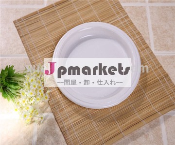 インチホット販売7クリスマスのための使い捨てのプラスチック板( ps)問屋・仕入れ・卸・卸売り
