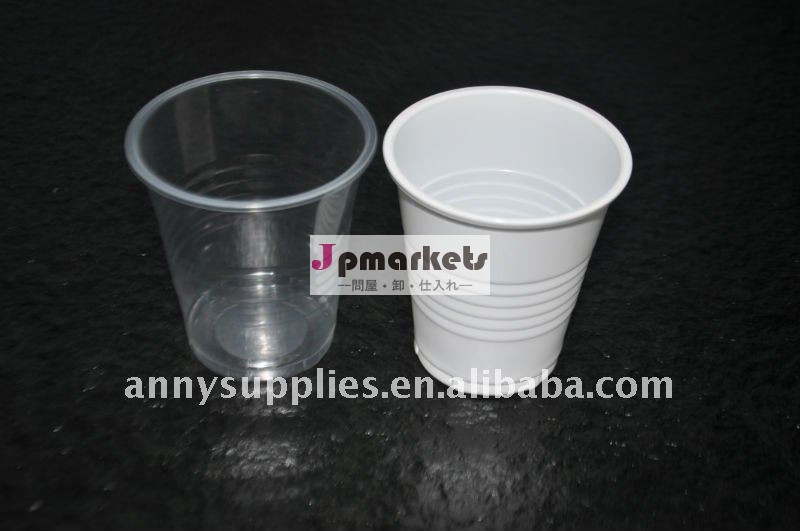 プラスチックの使い捨てカップ、 180ミリリットル使い捨てプラスチック水カップ問屋・仕入れ・卸・卸売り