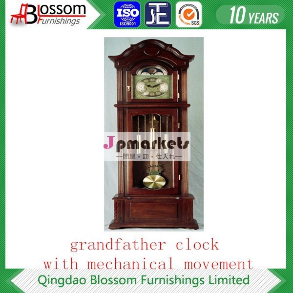 付き木製時計は31日または機械的な動きの電池の動き問屋・仕入れ・卸・卸売り