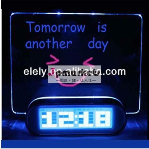 デジタルカレンダーのデスクトップの目覚まし時計とメッセージボード問屋・仕入れ・卸・卸売り