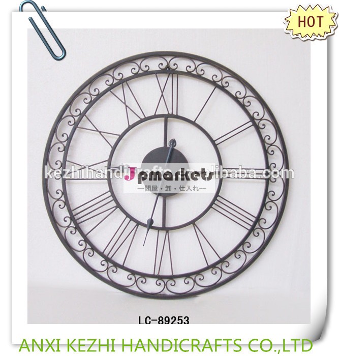 アンティークラウンドlc-89253装飾的な金属壁時計問屋・仕入れ・卸・卸売り