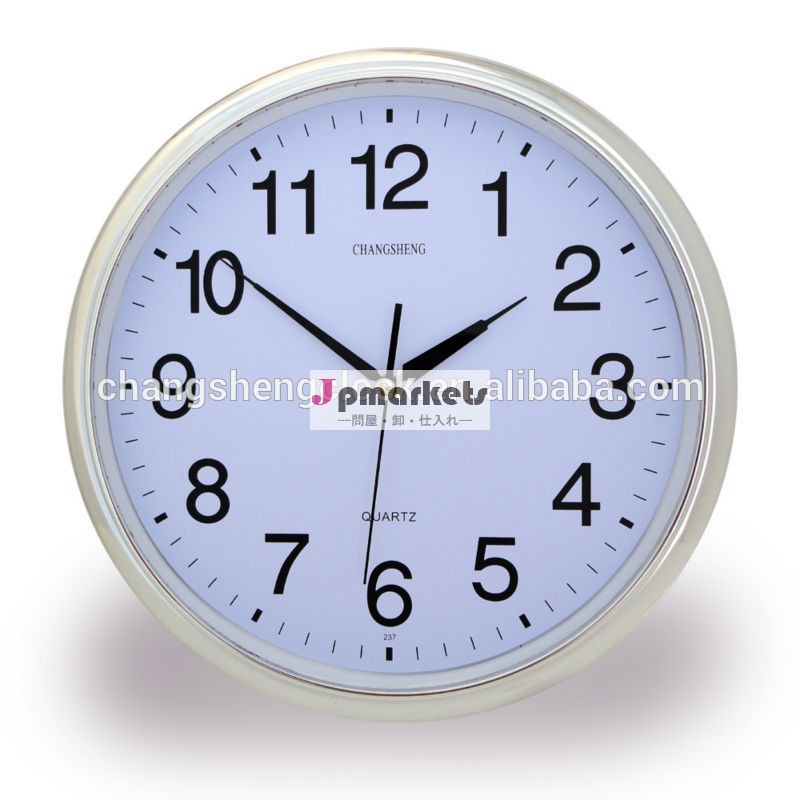 14インチウォールクロックビッグサイズ大型時計クォーツ時計ちゃちなプラスチック製の柱時計問屋・仕入れ・卸・卸売り