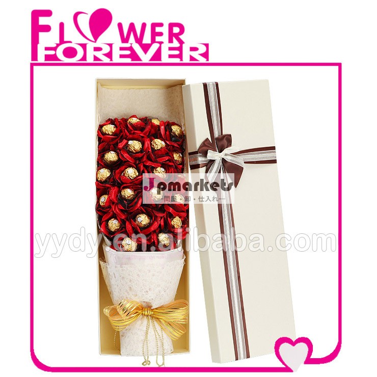 ガールフレンドのためのサプライズギフトチョコレートのバラの花束問屋・仕入れ・卸・卸売り