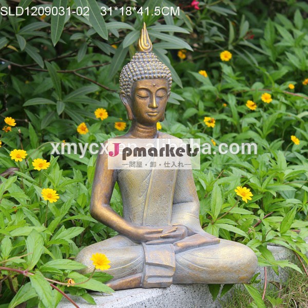 タイ仏アンティーク仕上げ販売のための庭の彫像問屋・仕入れ・卸・卸売り