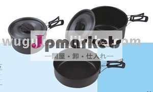 アルミ5piecsキャンピングクックセット問屋・仕入れ・卸・卸売り
