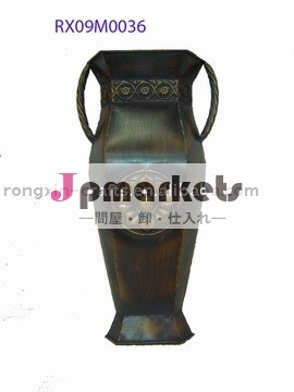 旧式な茶色の金属の壁掛けプランター問屋・仕入れ・卸・卸売り