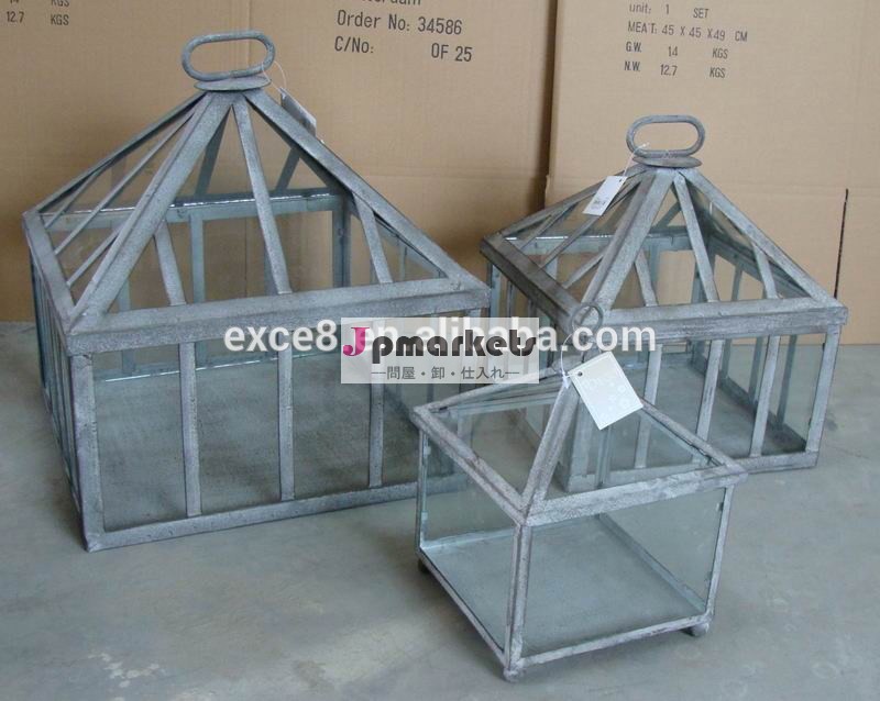 工業用に使用額入りガラス温室屋外の庭問屋・仕入れ・卸・卸売り
