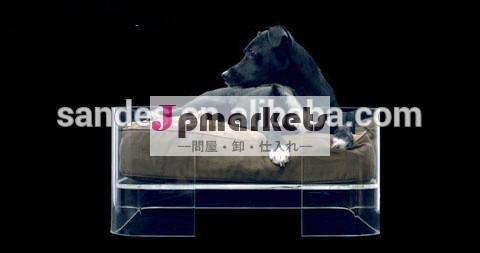 クリアな高グレードアクリル高級ペット犬のベッド問屋・仕入れ・卸・卸売り