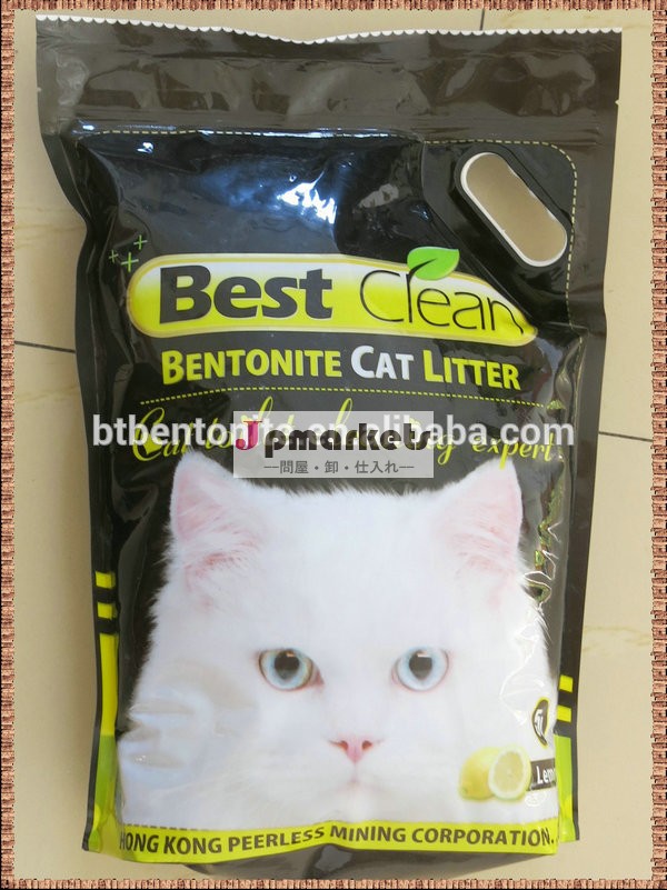 ブランドのペットレモン味最高のクリーン猫砂ベントナイト猫砂問屋・仕入れ・卸・卸売り