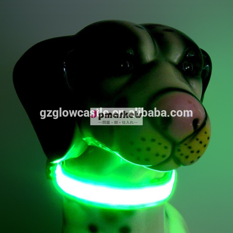 usb充電式ledのペットの首輪を持つ特殊なラウンドスイッチ問屋・仕入れ・卸・卸売り