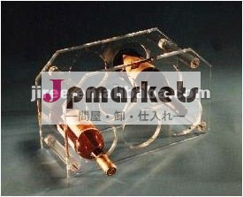 明確なアクリル6のびんのワインの棚問屋・仕入れ・卸・卸売り