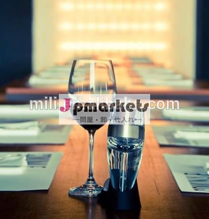 エアレーターホットワインを売る2014年カラフルなガラスのシャンパンフルート問屋・仕入れ・卸・卸売り