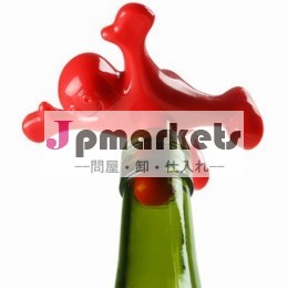 プラスチック熱い販売のワインアクセサリーのセット創造的なボトルワインストッパー問屋・仕入れ・卸・卸売り