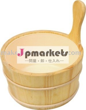 のサウナのバケットインナー付きプラスチック製のボウル問屋・仕入れ・卸・卸売り