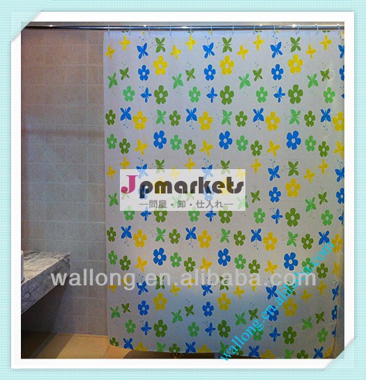 カスタム印刷された新しい2013シャワールームのカーテン( 6307)問屋・仕入れ・卸・卸売り