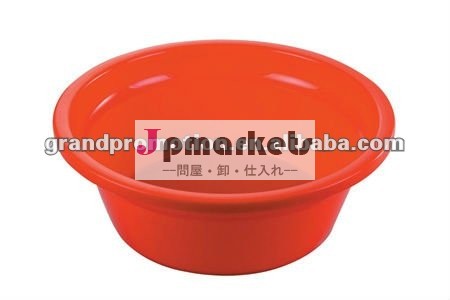 深い固体赤い色の丸型のプラスチック洗面器pw011問屋・仕入れ・卸・卸売り