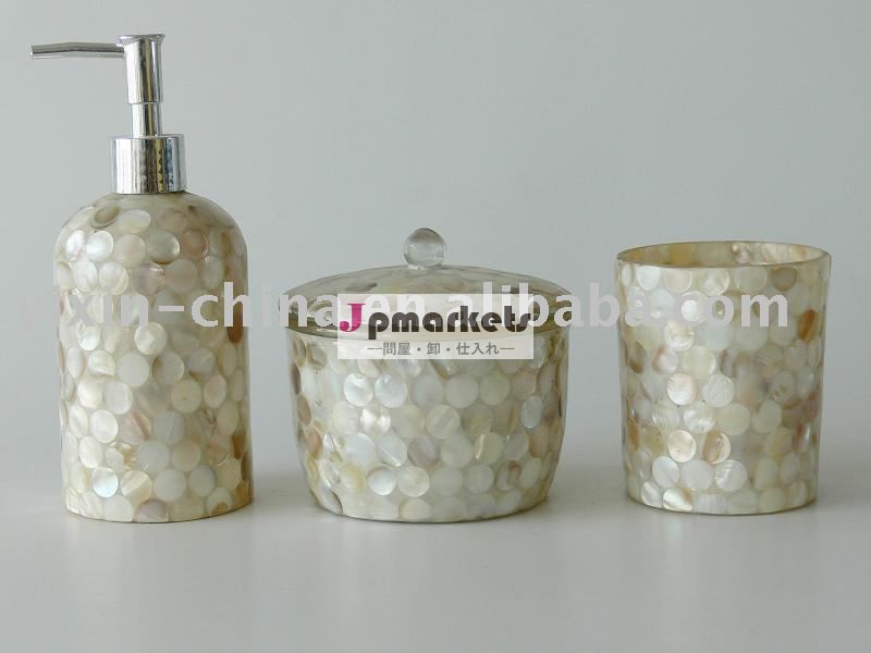 人気の売れている2013手- 作られた真珠の母貝モザイクバスルームセット問屋・仕入れ・卸・卸売り