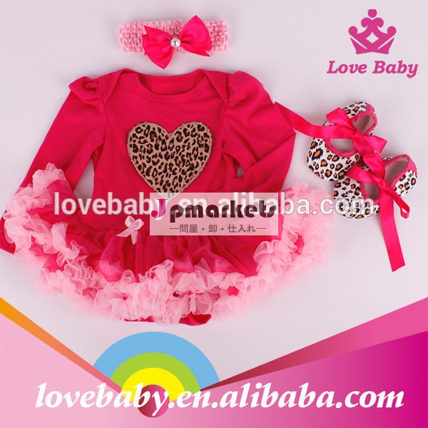 ホットピンクの子供の衣類ドレスの幼児lbe4091967バレンタイン問屋・仕入れ・卸・卸売り