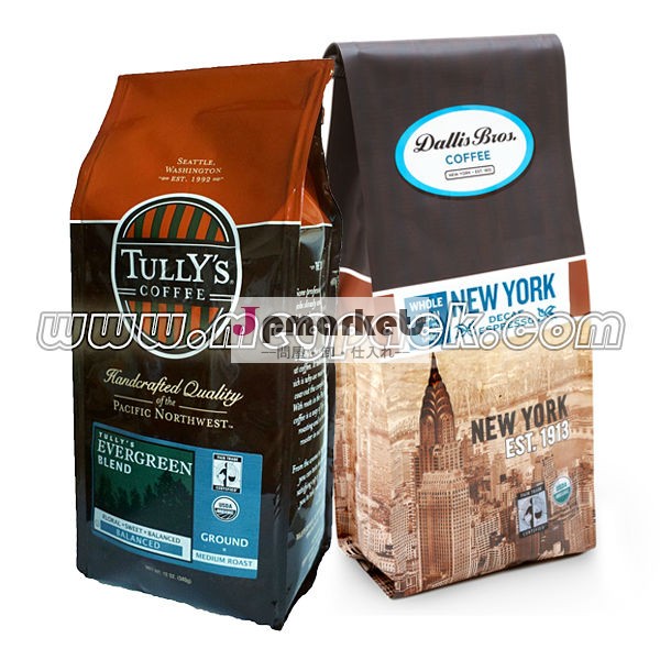 のコーヒー包装バルブ付きポーチ/ローストのコーヒーの包装ビニール袋問屋・仕入れ・卸・卸売り