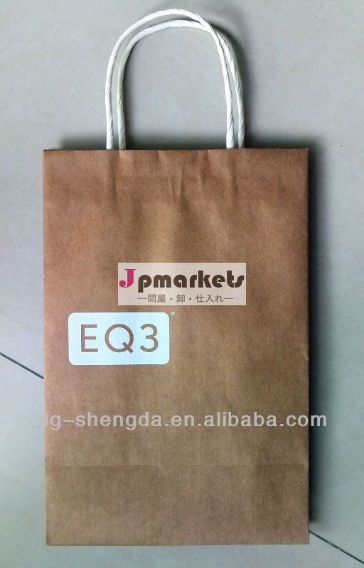 ファッション茶色eq3ショッピングクラフト紙のハンドバッグ問屋・仕入れ・卸・卸売り