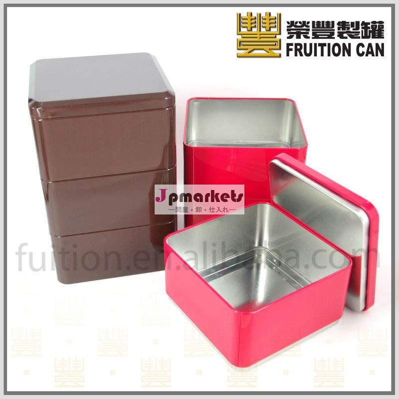 正方形の錫のパッキングを積み重ねることは箱に金属をかぶせることができる問屋・仕入れ・卸・卸売り