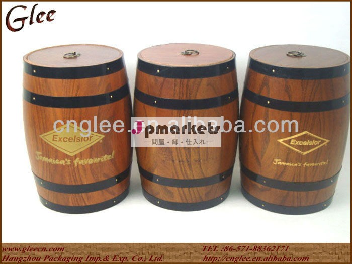 手作り木製工芸品木製の装飾のために樽木材小さいギフト問屋・仕入れ・卸・卸売り
