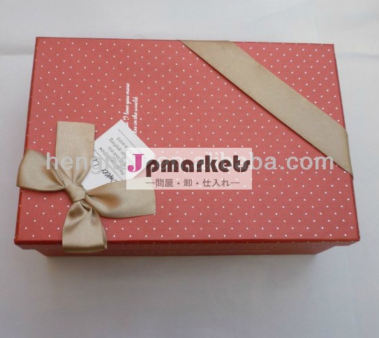 ホットピンクの販売ハイエンドのラグジュアリー・空のロマンチックな包装のギフト用の箱問屋・仕入れ・卸・卸売り