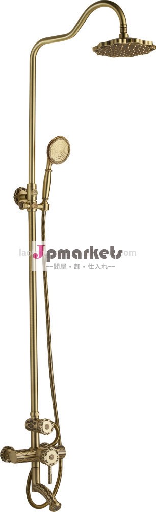 新着laotongjiang2014年ラッキー雲シリーズアンティーク真鍮のシャワーコンセントを使用して問屋・仕入れ・卸・卸売り