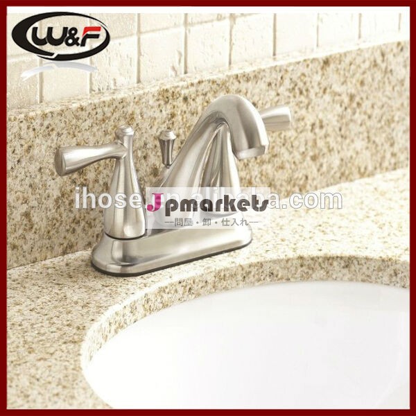 つや消しニッケルハンドルaquasource24" centerset3ホールシンクのバスルームの蛇口問屋・仕入れ・卸・卸売り
