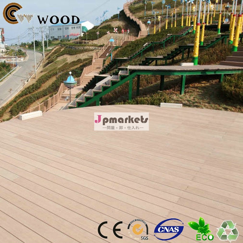 中国の高品質とエコ- フレンドリーな木の質感wpcデッキ問屋・仕入れ・卸・卸売り