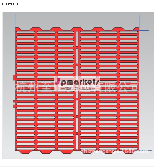 養豚場の養豚場600*600mmプラスチック床、 プラスチック製の床問屋・仕入れ・卸・卸売り