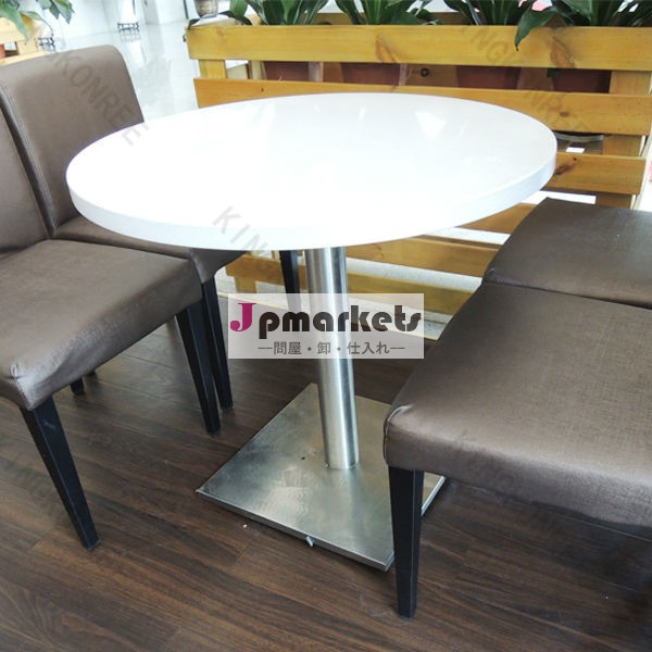 食堂のテーブル固体表面/アクリルテーブル固体表面/固体表面食堂のテーブルと椅子問屋・仕入れ・卸・卸売り