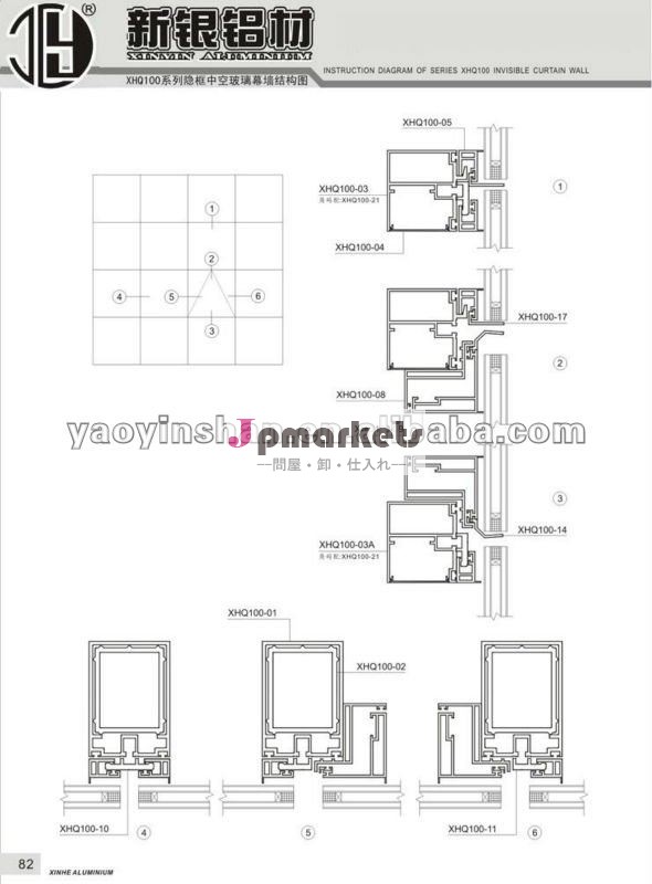 ガラスカーテンウォール問屋・仕入れ・卸・卸売り
